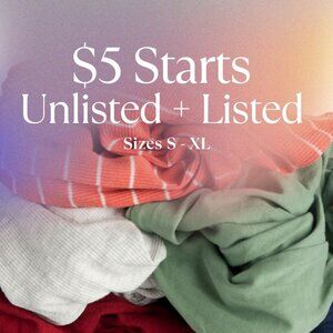 Sunday Morning $5 Starts Unlisted + Listed